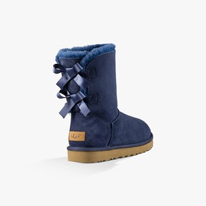 Ugg Bailey Bow II Klassiska Stövlar Dam Marinblå (027865WKH)